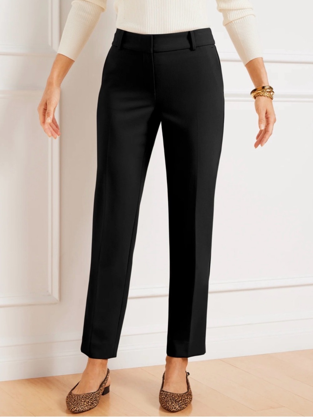 Talbots Black Dress Pants with Hidden Closure